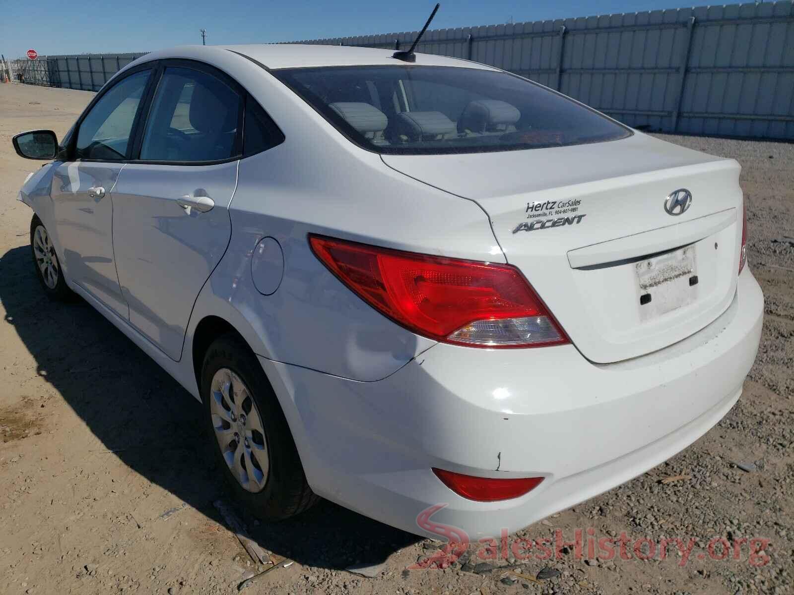 KMHCT4AE7GU119233 2016 HYUNDAI ACCENT