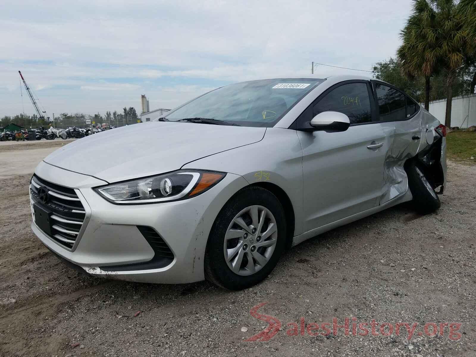 5NPD74LF4HH163723 2017 HYUNDAI ELANTRA