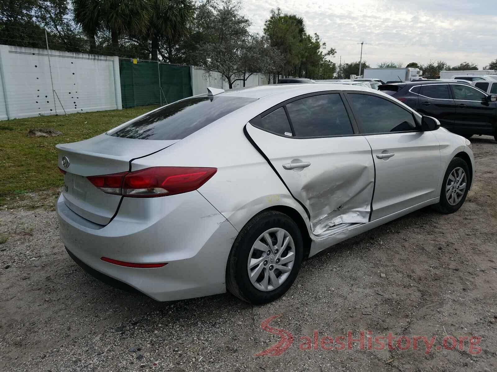 5NPD74LF4HH163723 2017 HYUNDAI ELANTRA