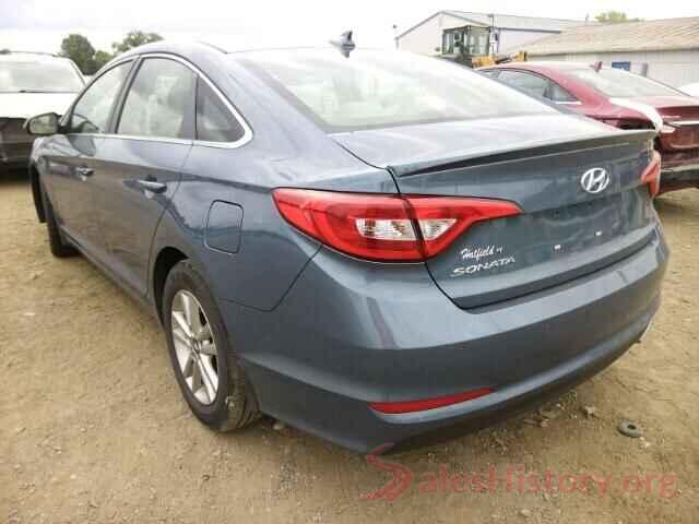 3VWC57BU3KM145490 2015 HYUNDAI SONATA