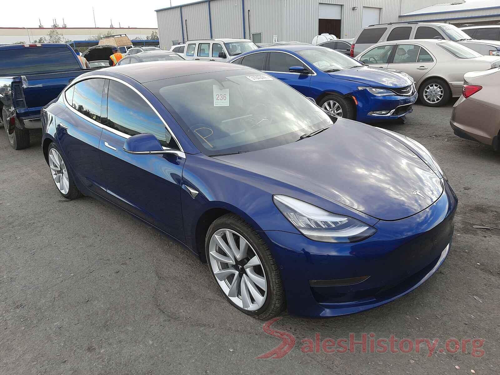 5YJ3E1EB7JF131072 2018 TESLA MODEL 3