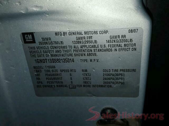 NMTKHMBX9LR105719 2008 CHEVROLET TRAILBLAZE