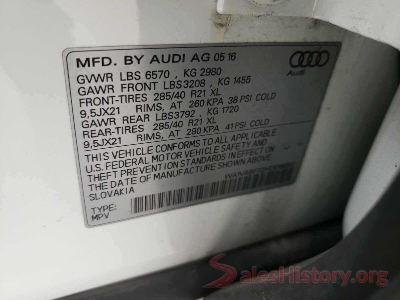 WA1VABF72HD018050 2017 AUDI Q7