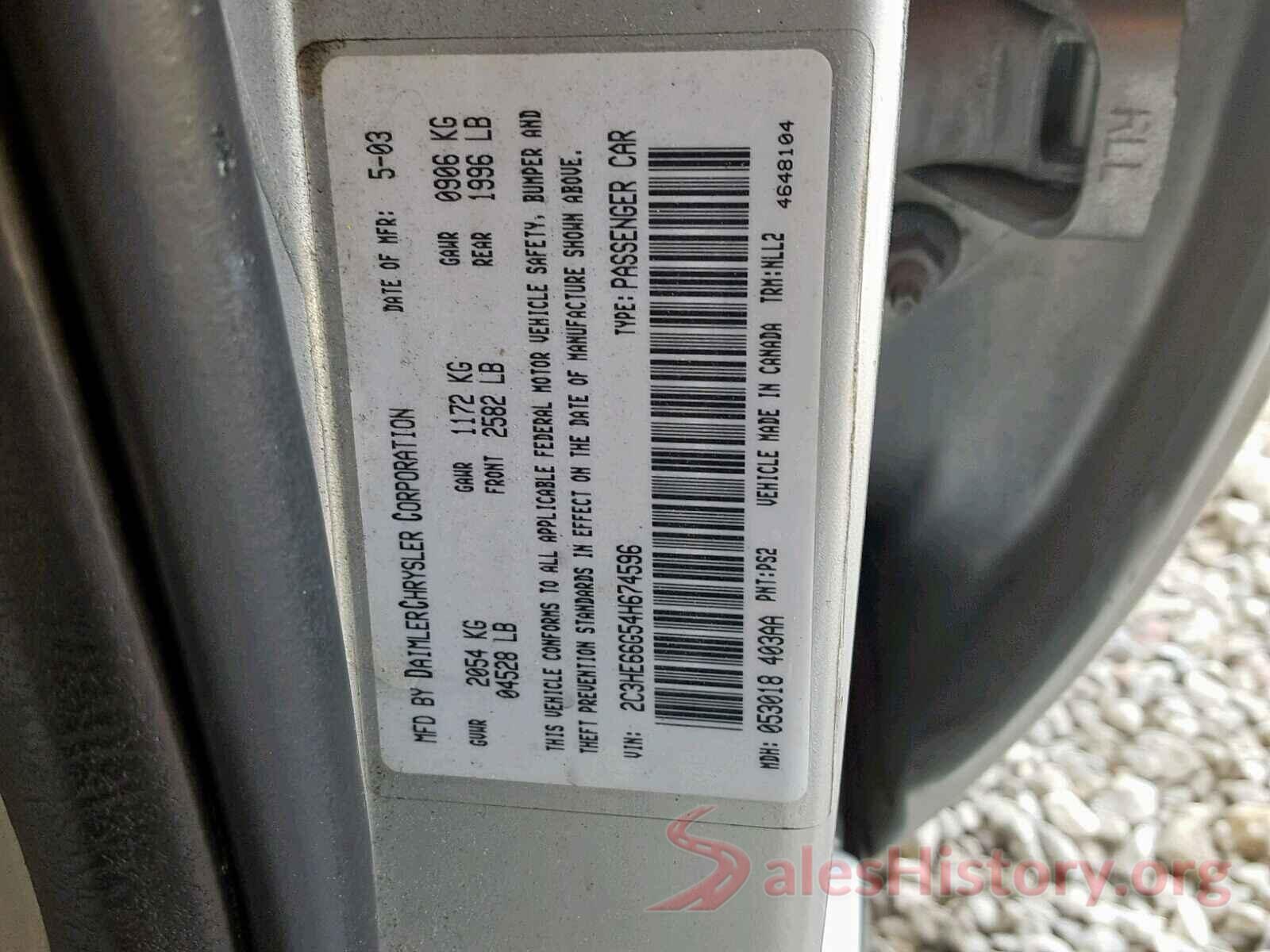 2T3DWRFV6LW049338 2004 CHRYSLER 300