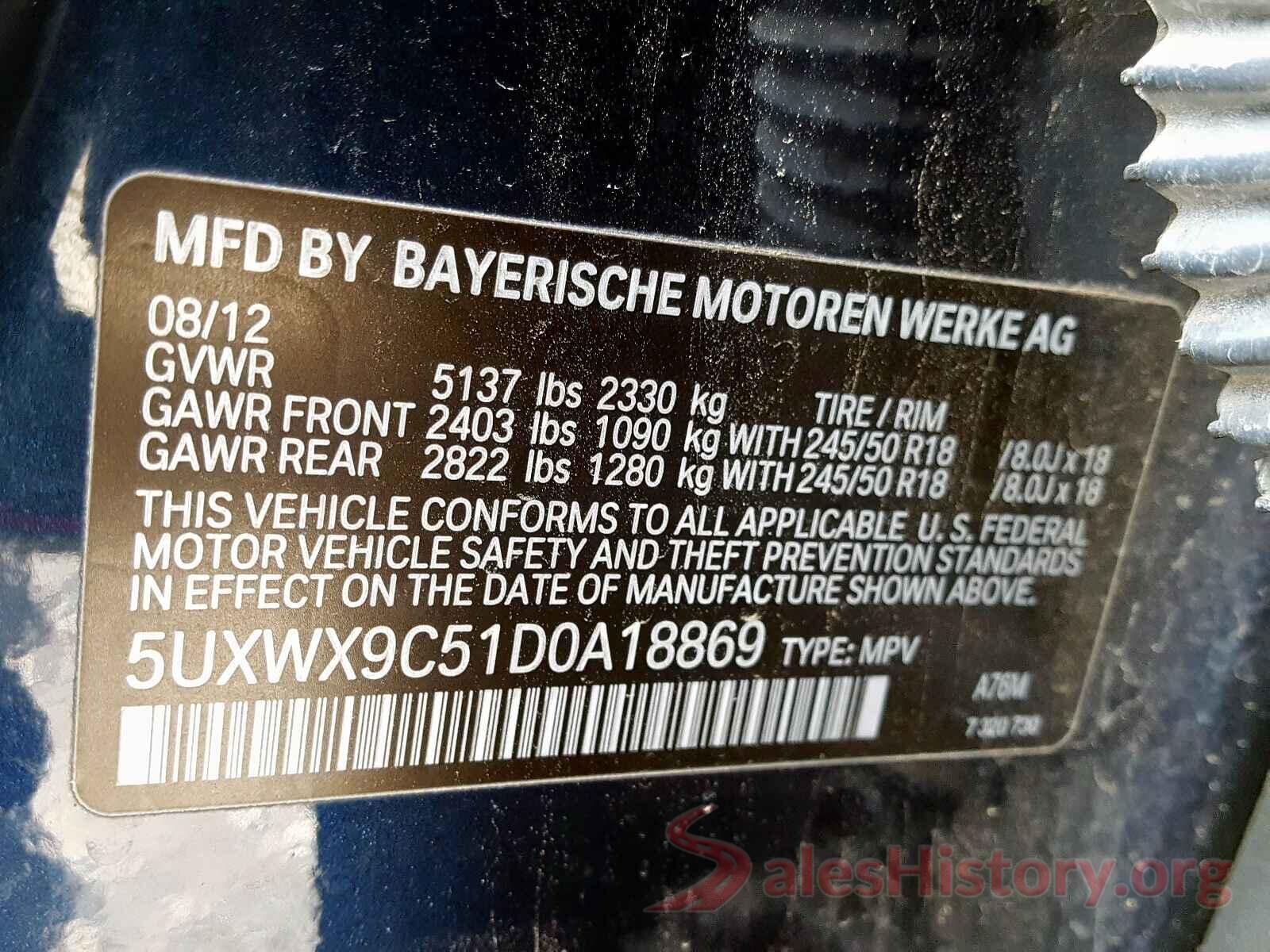 3N1CN8DV3LL894251 2013 BMW X3