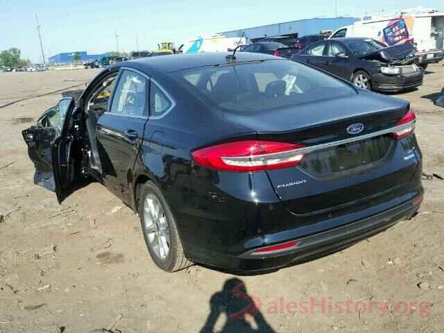 2T3BFREV7JW852777 2017 FORD FUSION