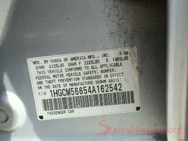 2T3RFREV9HW676338 2004 HONDA ACCORD