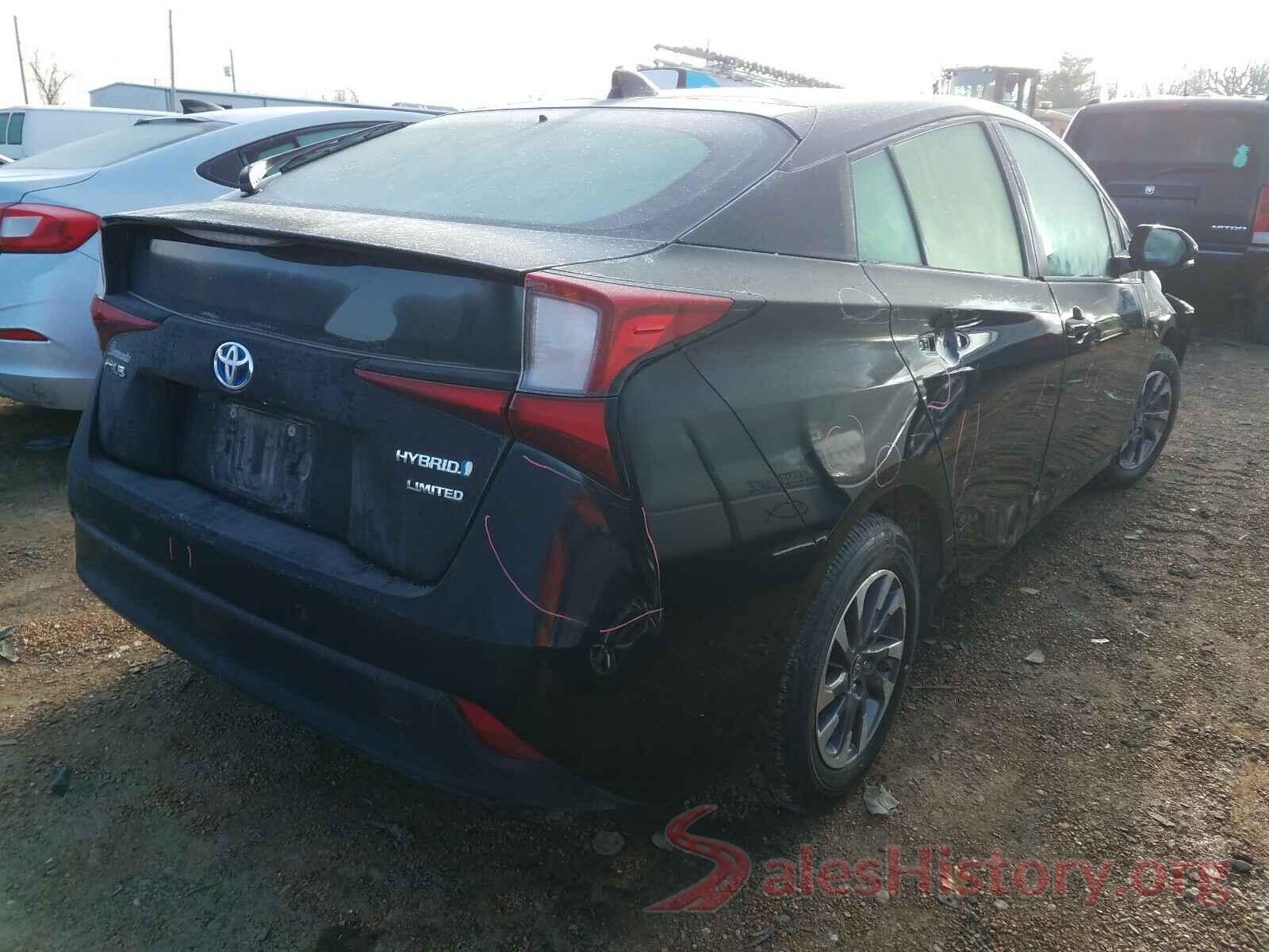 JTDKARFU8K3099477 2019 TOYOTA PRIUS