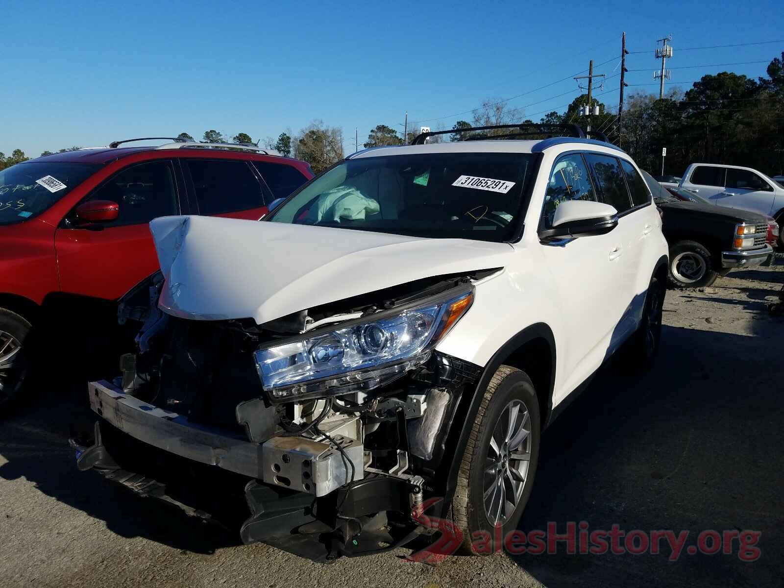 5TDKZRFH8KS556346 2019 TOYOTA HIGHLANDER