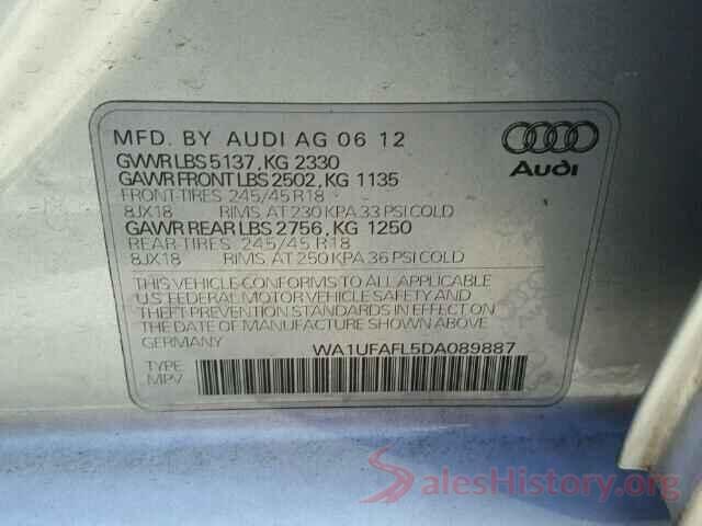 1C4RJFBG4JC427327 2013 AUDI A4