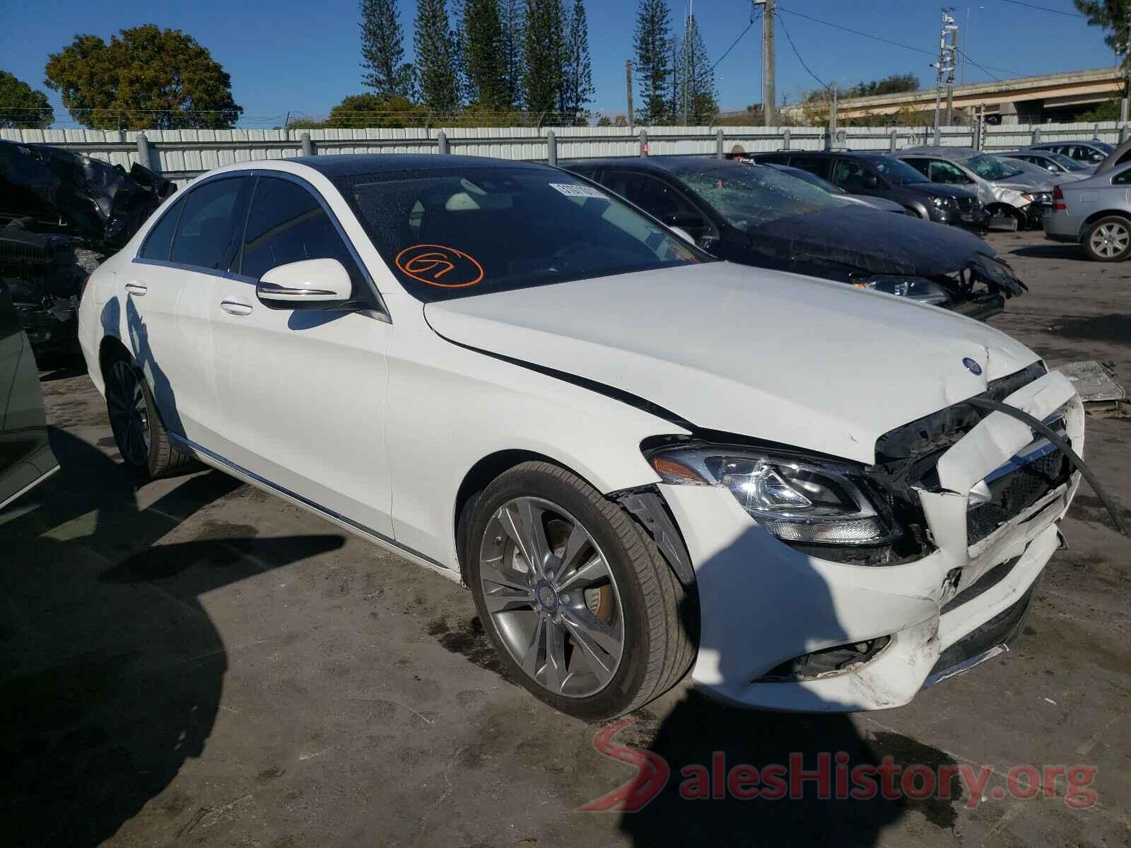 55SWF4JB9HU206090 2017 MERCEDES-BENZ C CLASS