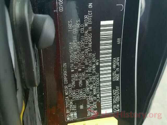 3TMCZ5AN5JM127996 2007 LEXUS RX350