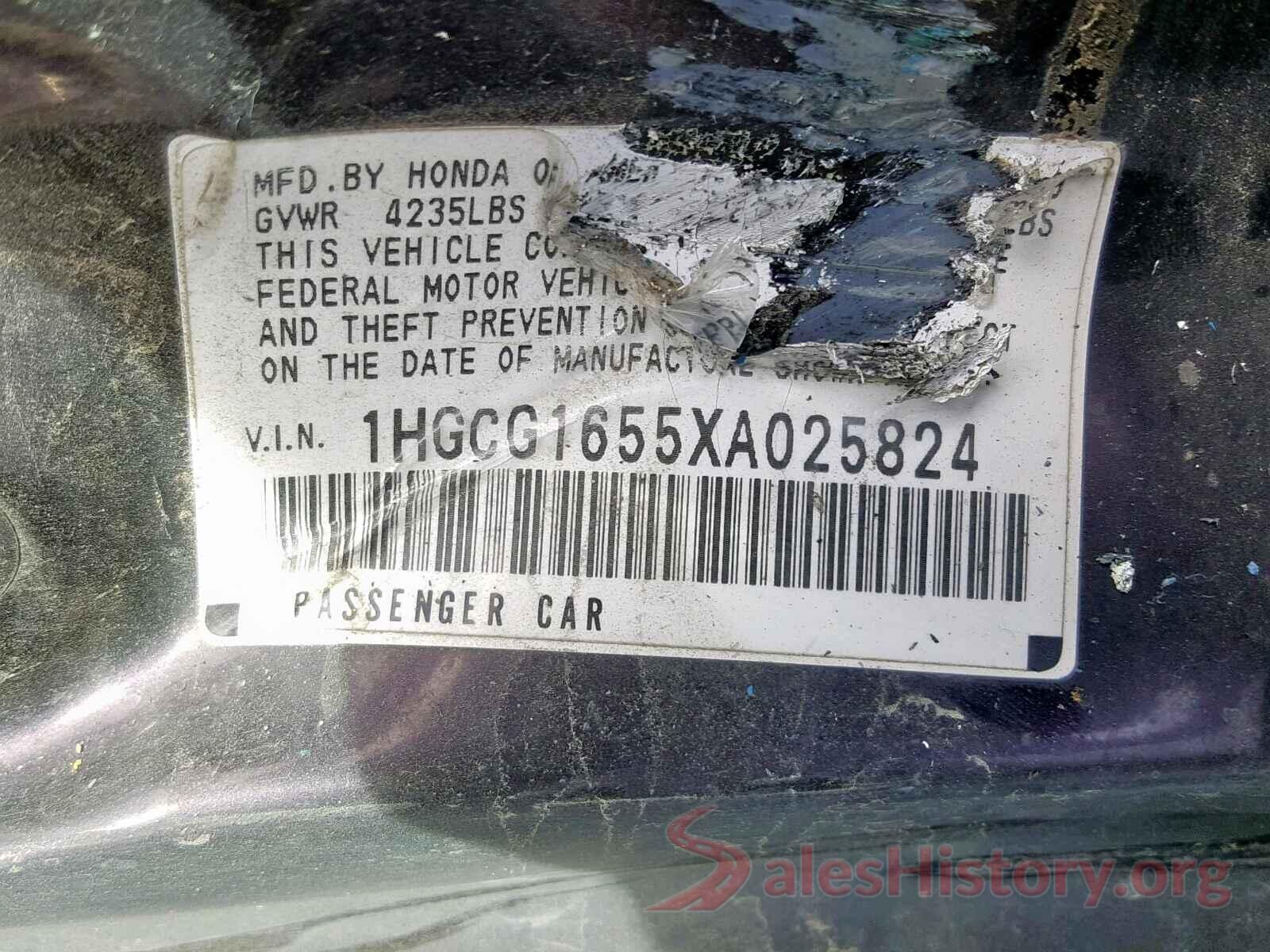 1HGCV1F34LA098214 1999 HONDA ACCORD EX