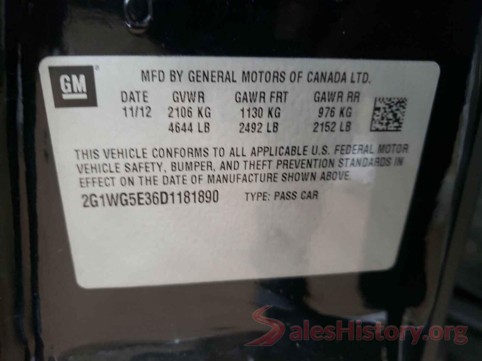 NM0LS7F28M1503104 2013 CHEVROLET IMPALA