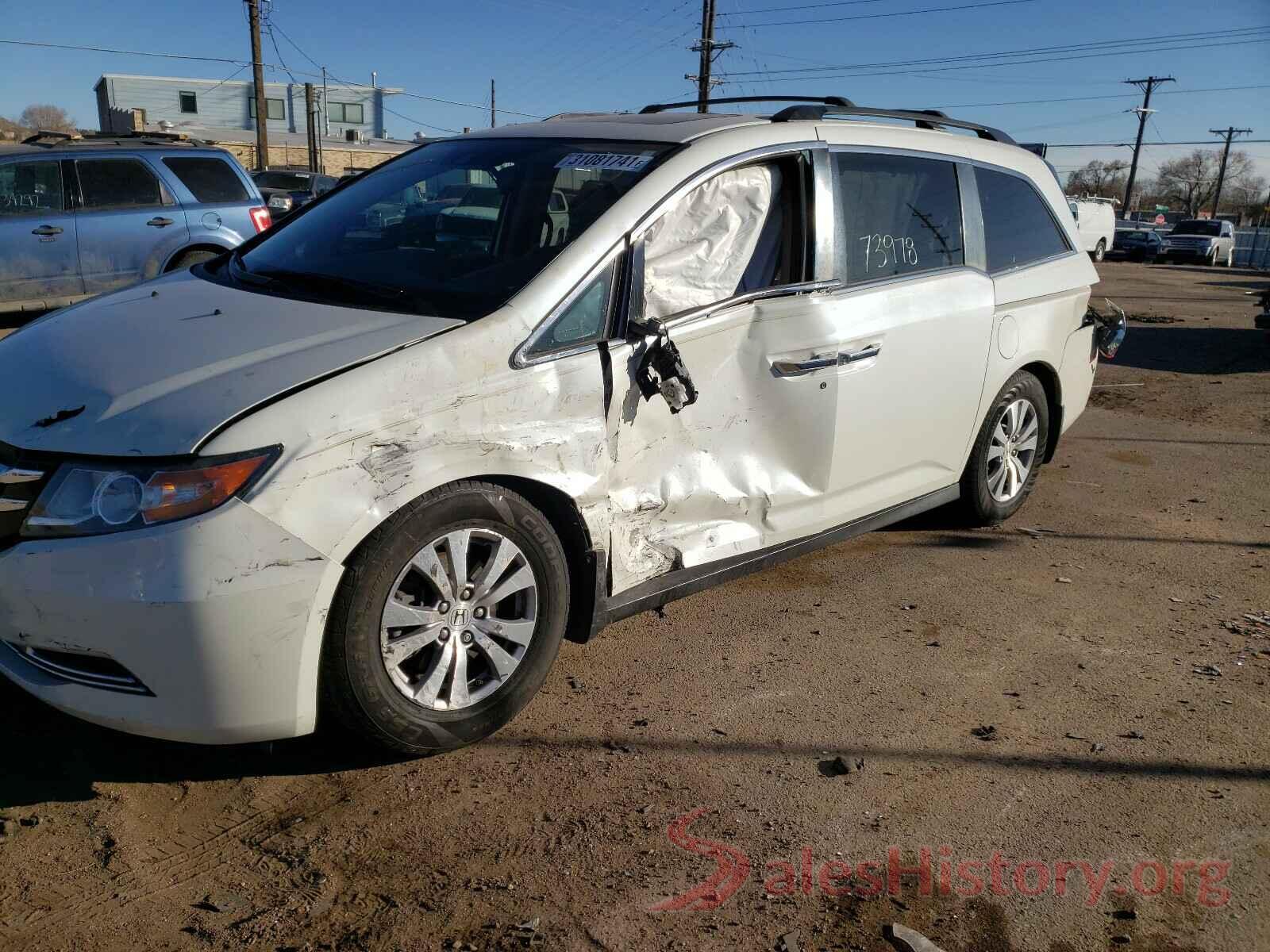 3N1CN8EV1ML843718 2016 HONDA ODYSSEY