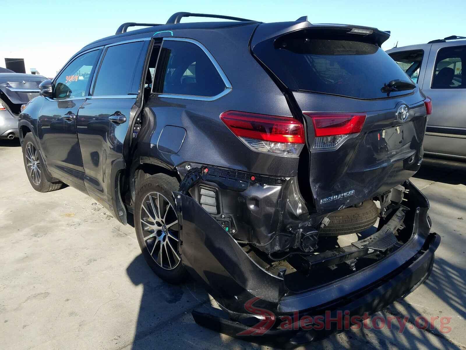 5TDJZRFH0JS539406 2018 TOYOTA HIGHLANDER