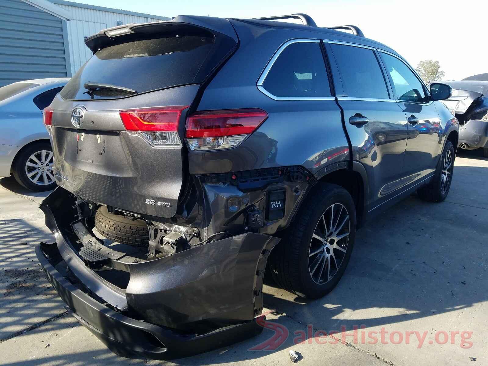 5TDJZRFH0JS539406 2018 TOYOTA HIGHLANDER