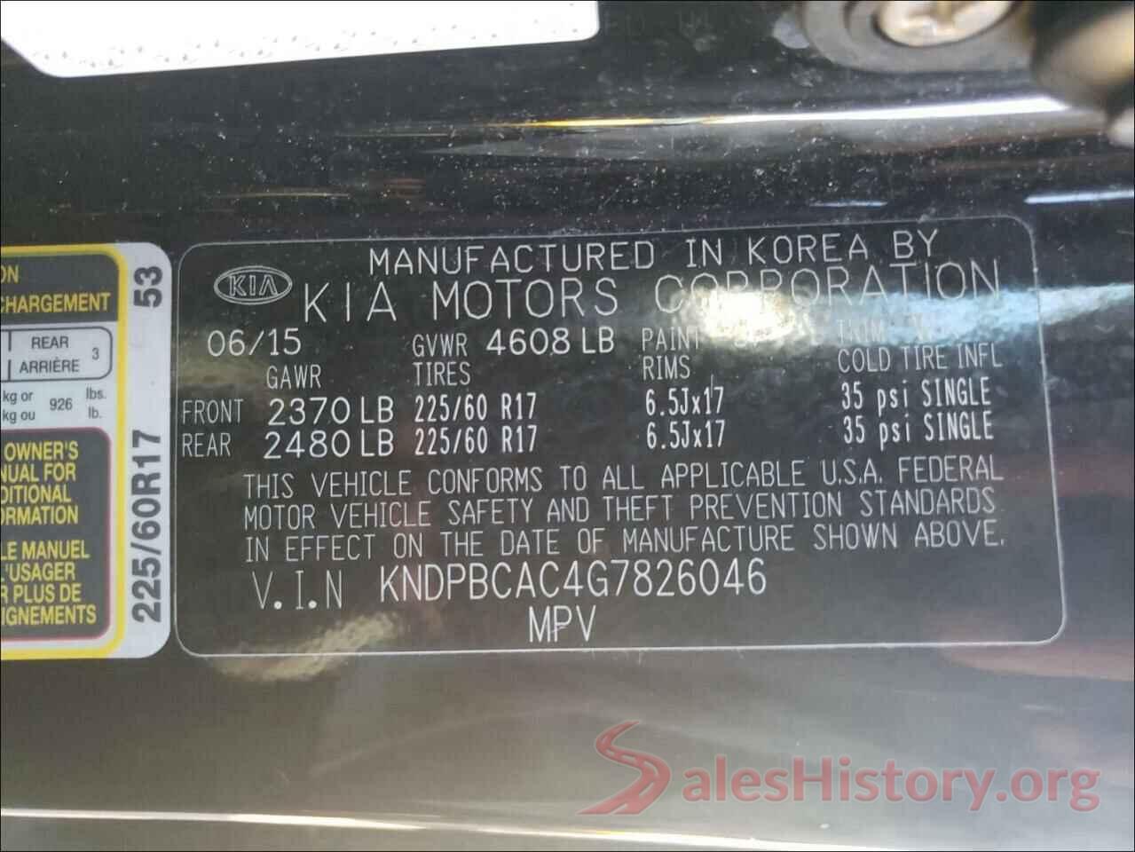 KNDPBCAC4G7826046 2016 KIA SPORTAGE