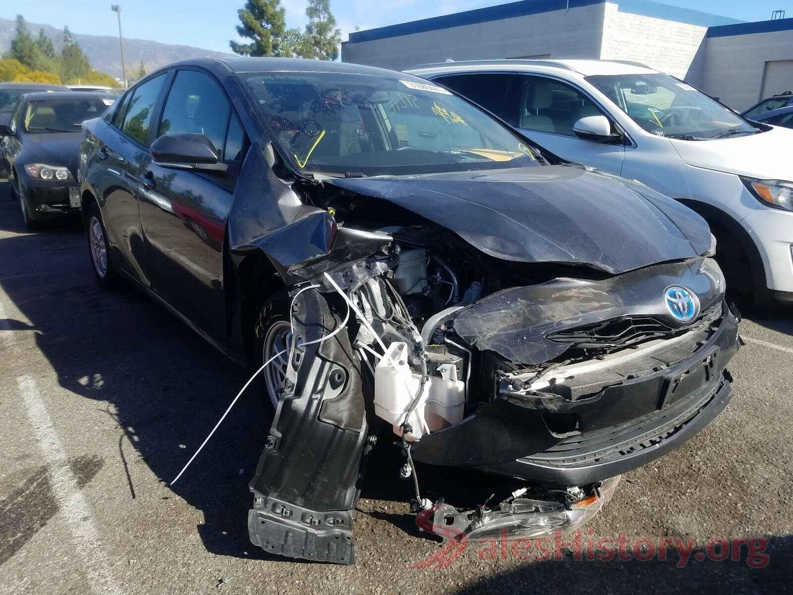 JTDKBRFU3G3018454 2016 TOYOTA PRIUS