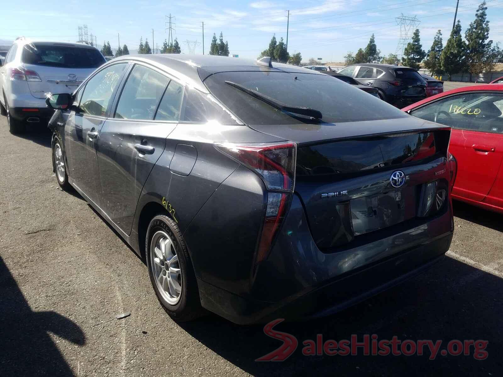 JTDKBRFU3G3018454 2016 TOYOTA PRIUS