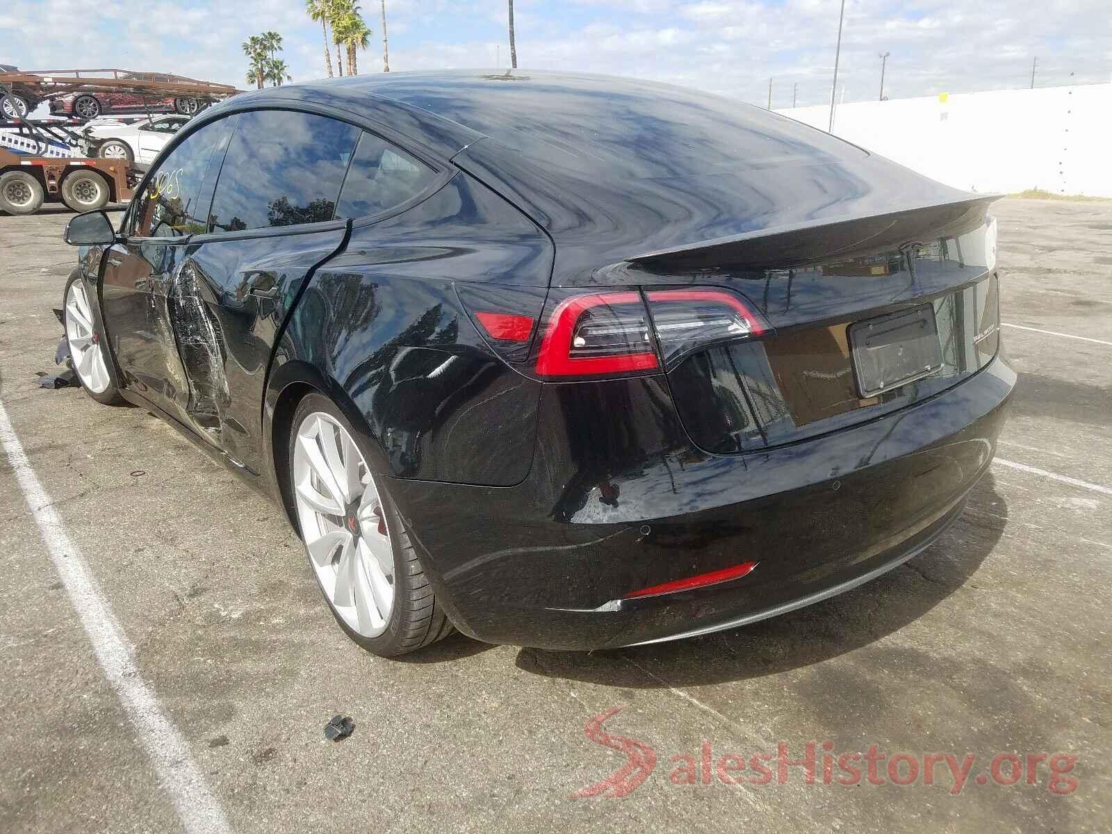 5YJ3E1EB5KF438726 2019 TESLA MODEL 3