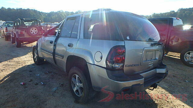 WDDZF4JB6HA233597 2002 CHEVROLET TRAILBLAZE