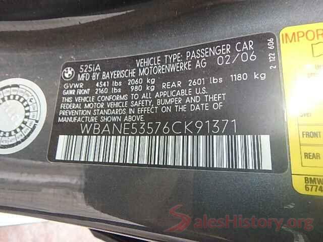 4T1B11HKXJU104485 2006 BMW 5 SERIES