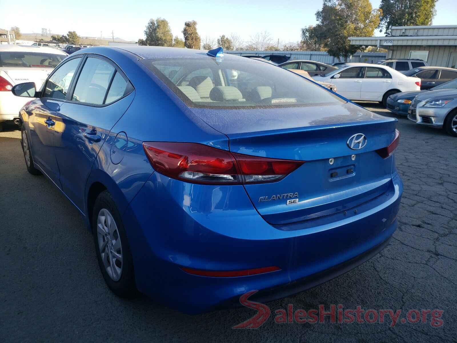 5NPD74LF1HH125740 2017 HYUNDAI ELANTRA