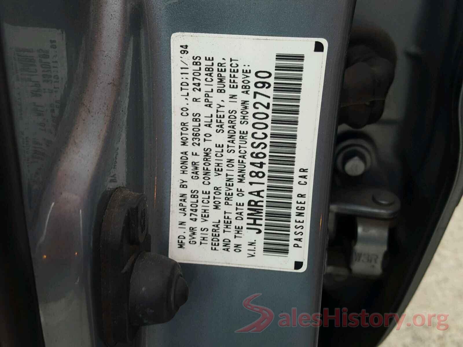 3N1CN7AP0HL899317 1995 HONDA ODYSSEY