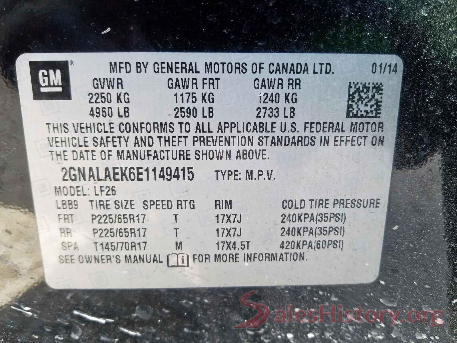 1G1ZD5ST8KF172298 2014 CHEVROLET EQUINOX