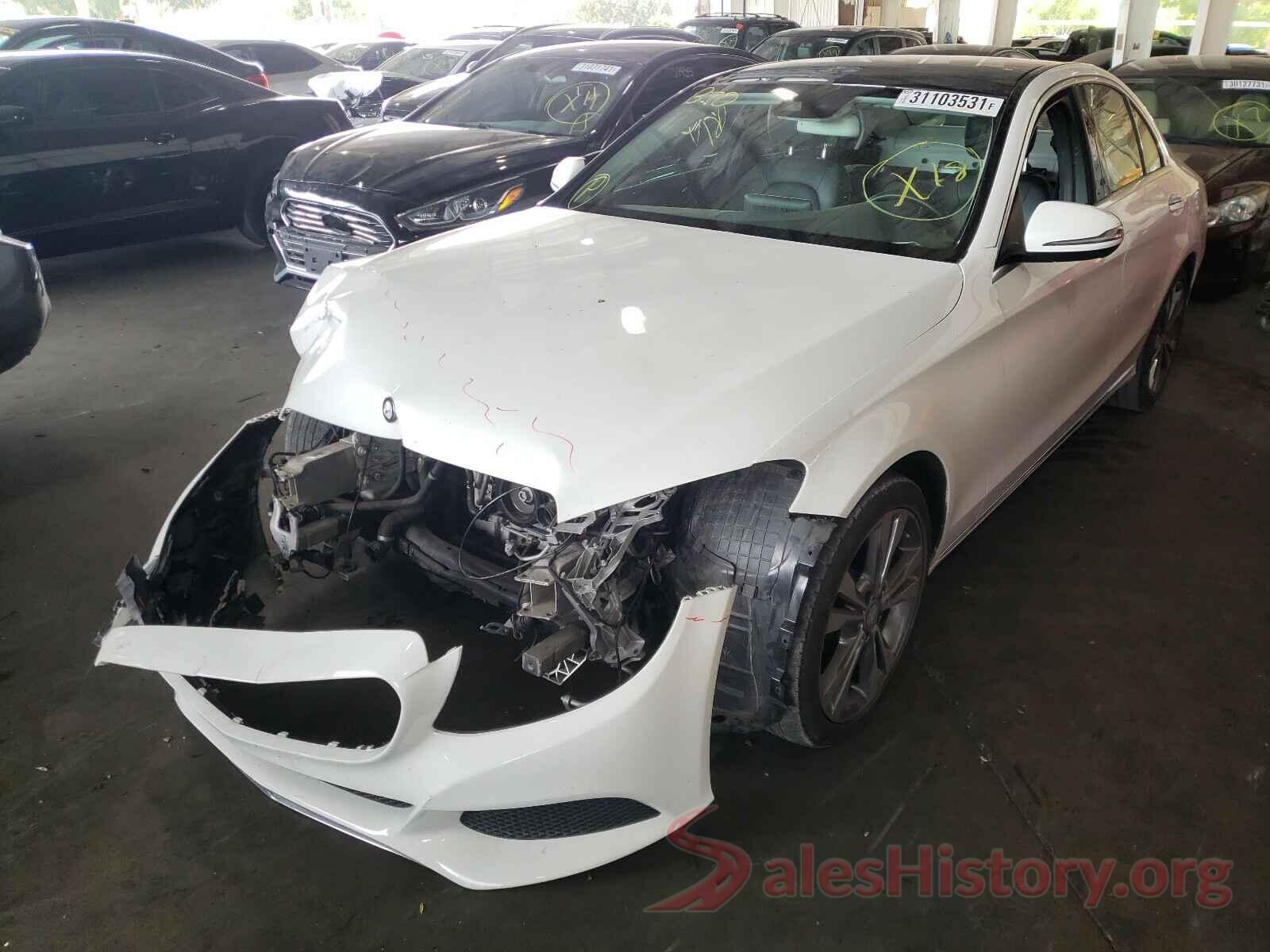 55SWF4JB7GU129587 2016 MERCEDES-BENZ C CLASS