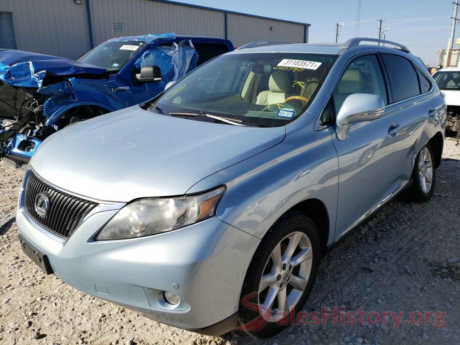 1N4AL3AP0GC170351 2010 LEXUS RX350