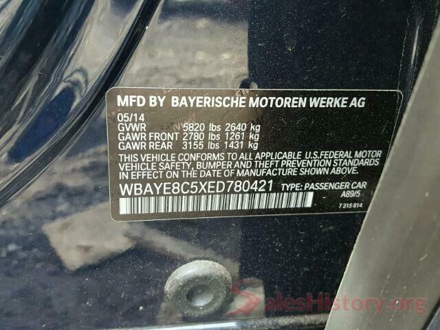 5YFBURHE3HP723327 2014 BMW 750 LI