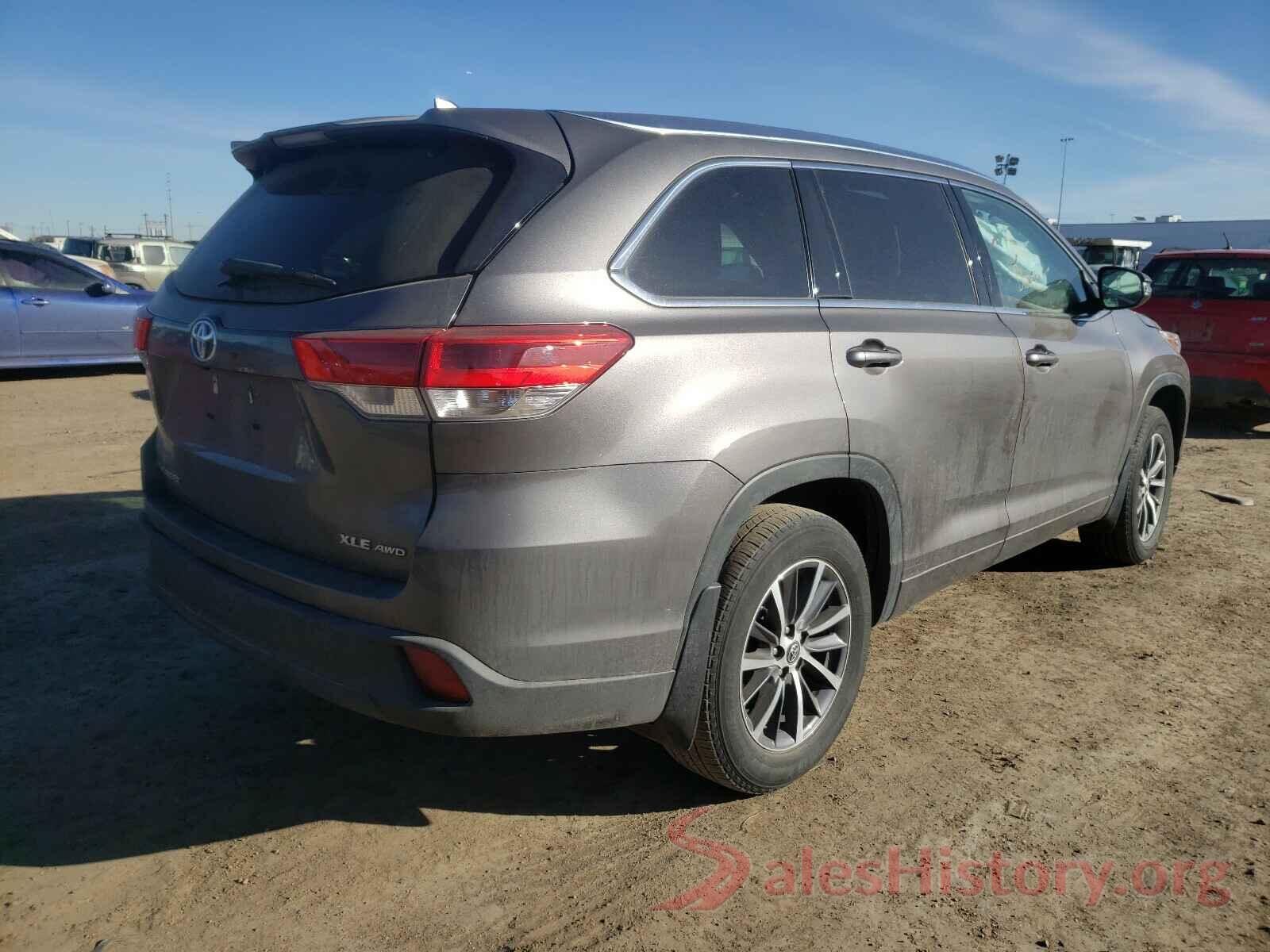 5TDJZRFH8HS370374 2017 TOYOTA HIGHLANDER