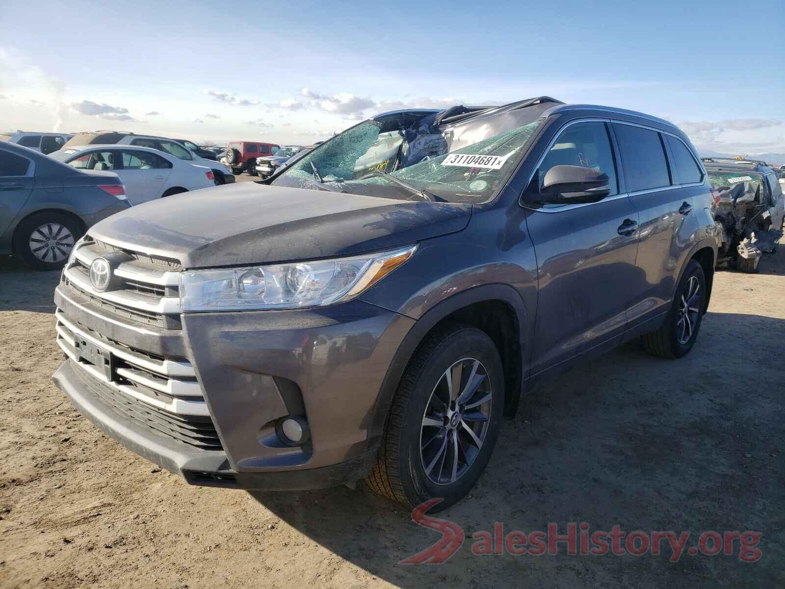 5TDJZRFH8HS370374 2017 TOYOTA HIGHLANDER