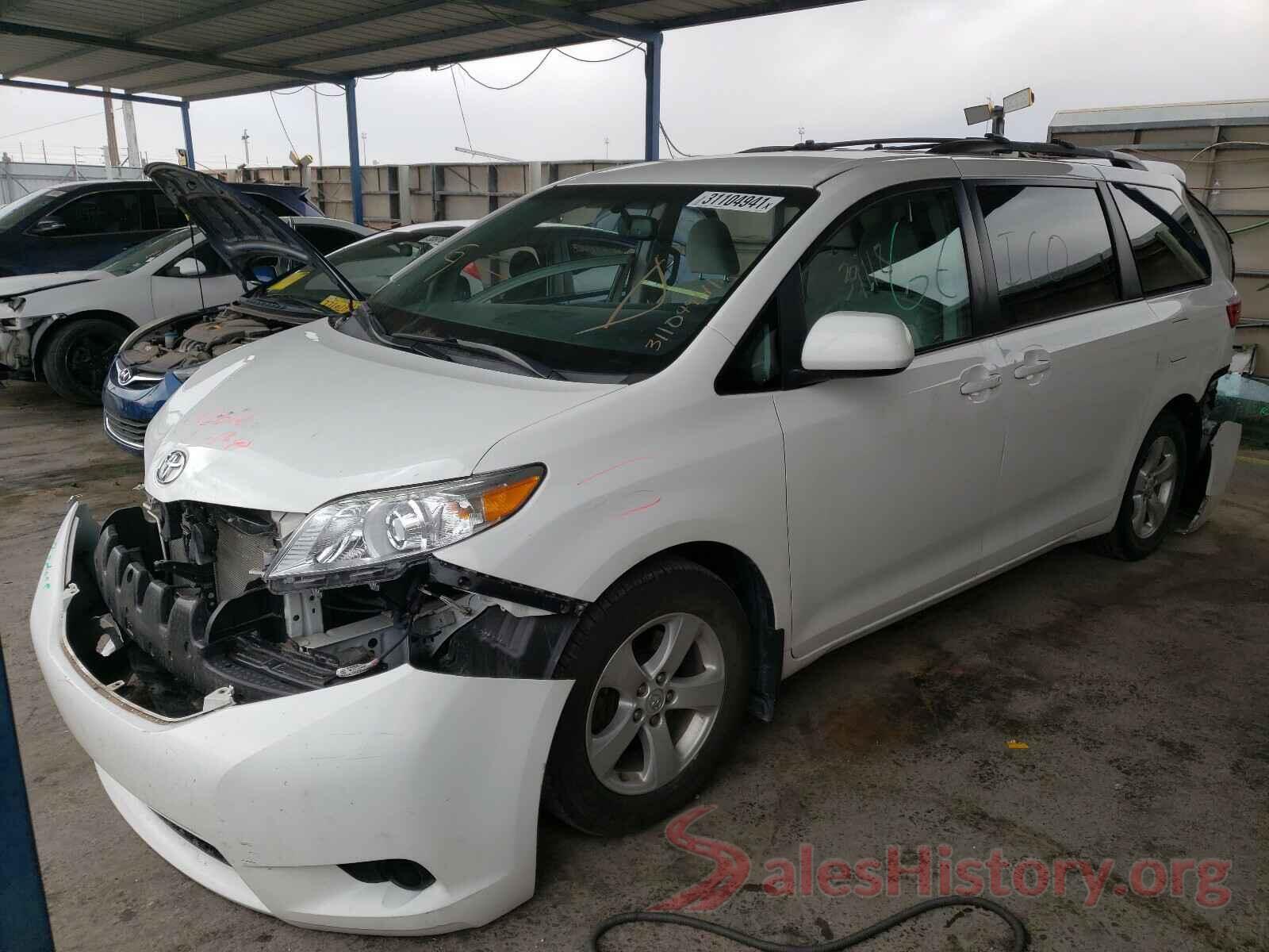 5TDKK3DC4GS741851 2016 TOYOTA SIENNA