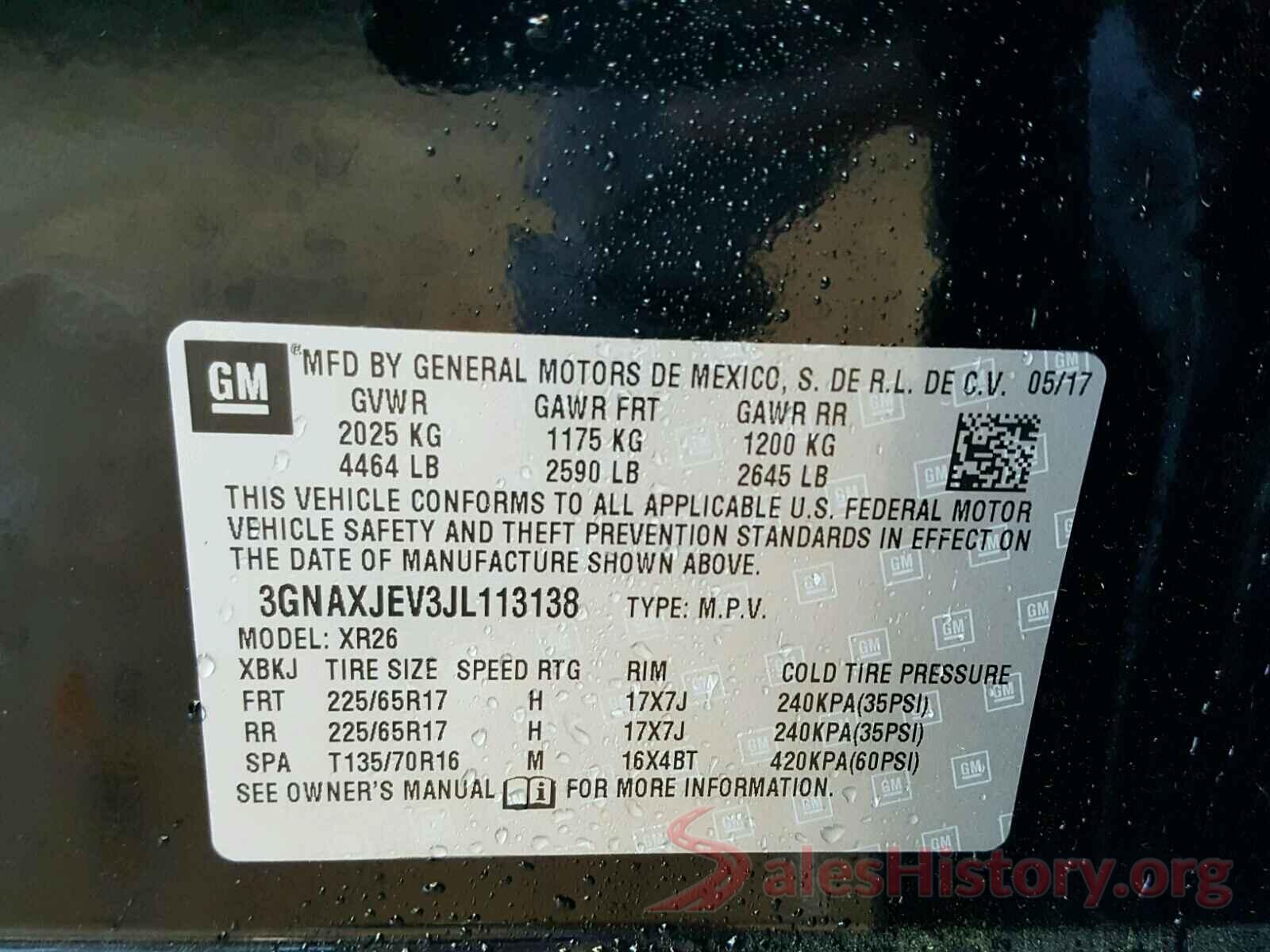 JTDKDTB38J1606339 2018 CHEVROLET EQUINOX