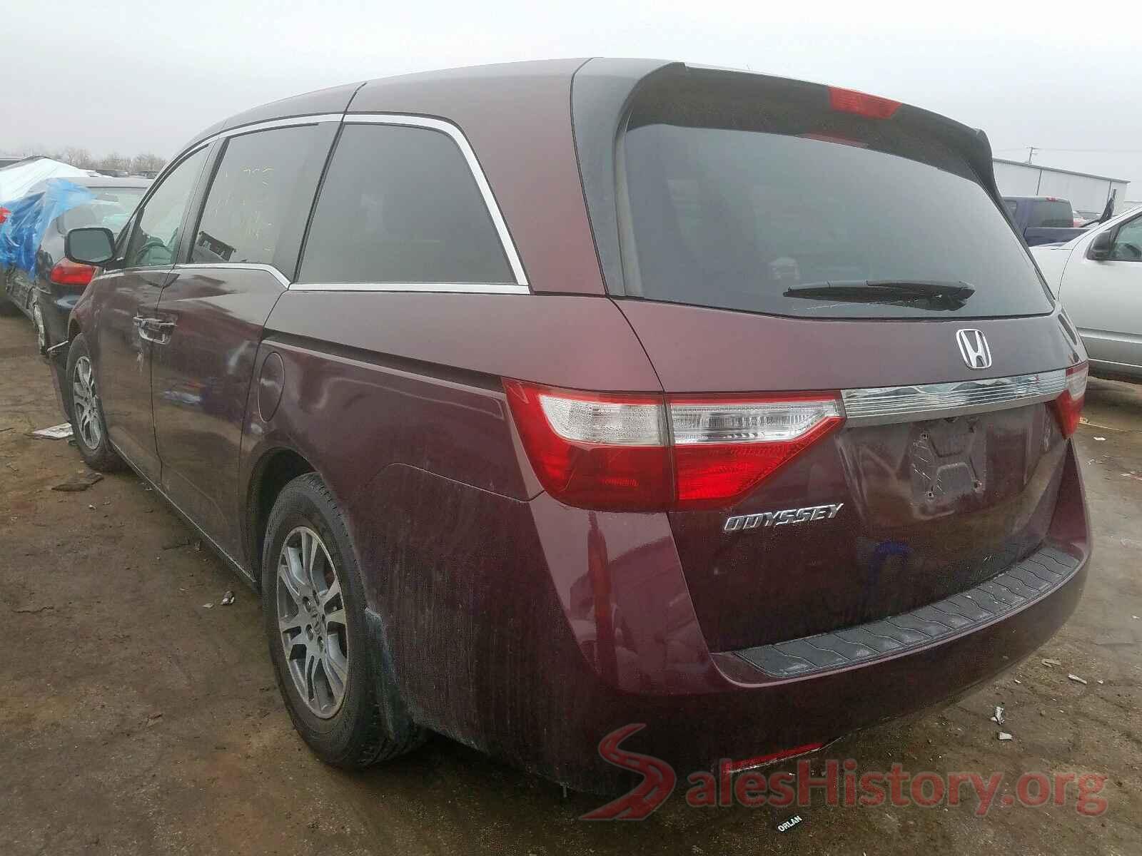 3VW167AJ2HM319117 2011 HONDA ODYSSEY EX