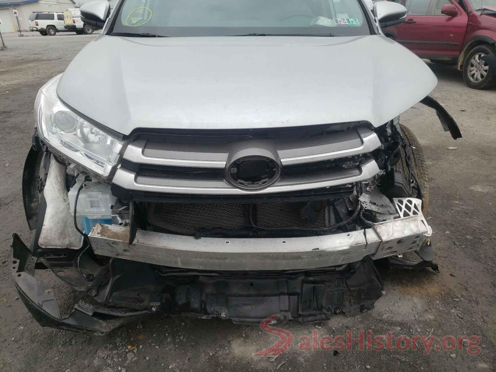 5TDJGRFH5KS059322 2019 TOYOTA HIGHLANDER