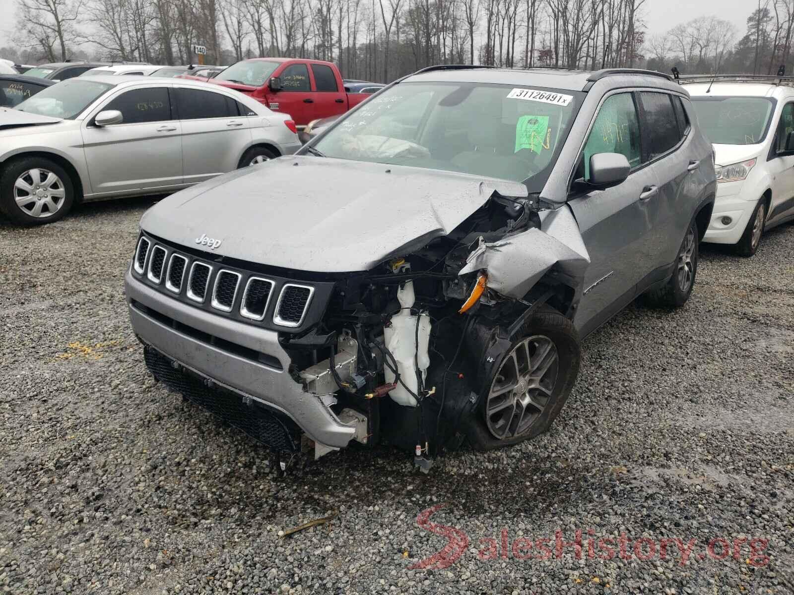 3C4NJCBB6KT637421 2019 JEEP COMPASS