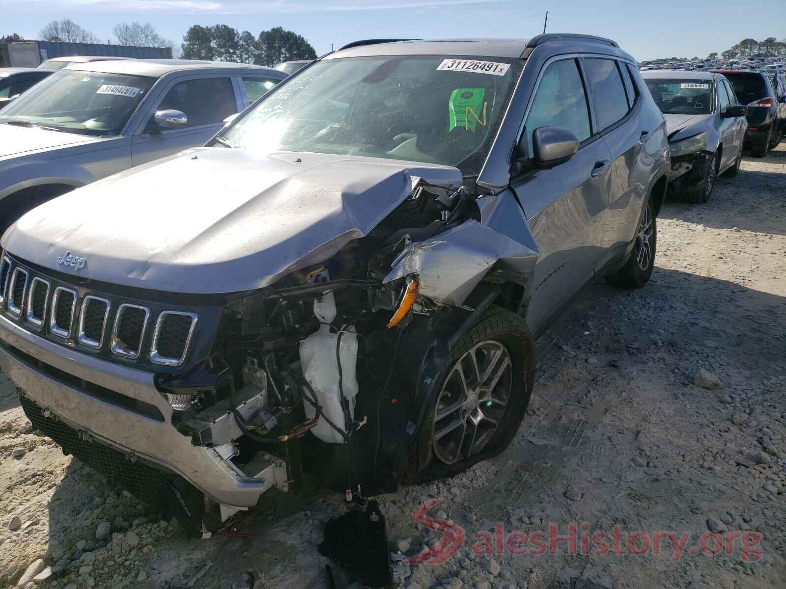 3C4NJCBB6KT637421 2019 JEEP COMPASS