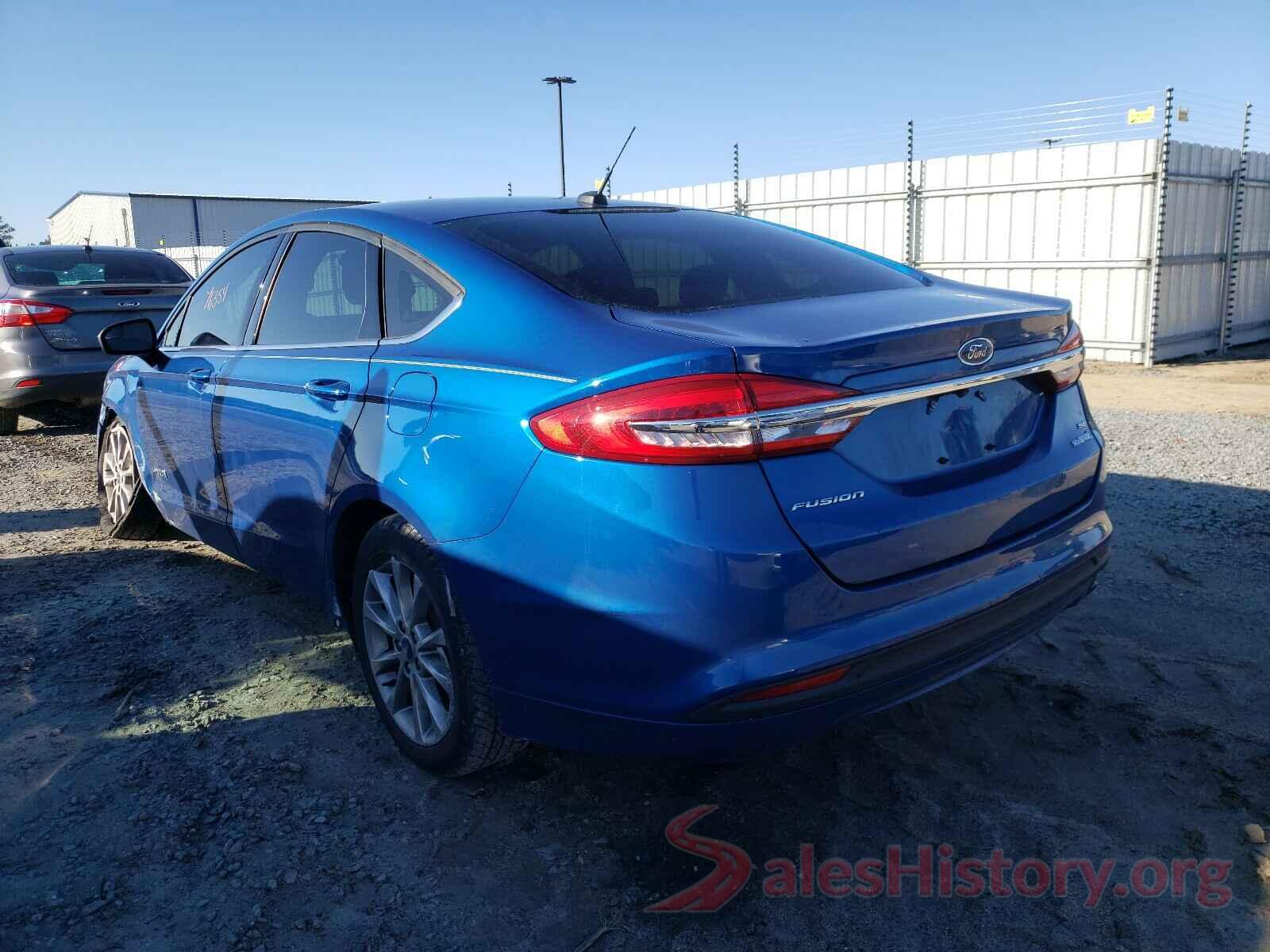 3FA6P0LU6HR386736 2017 FORD FUSION