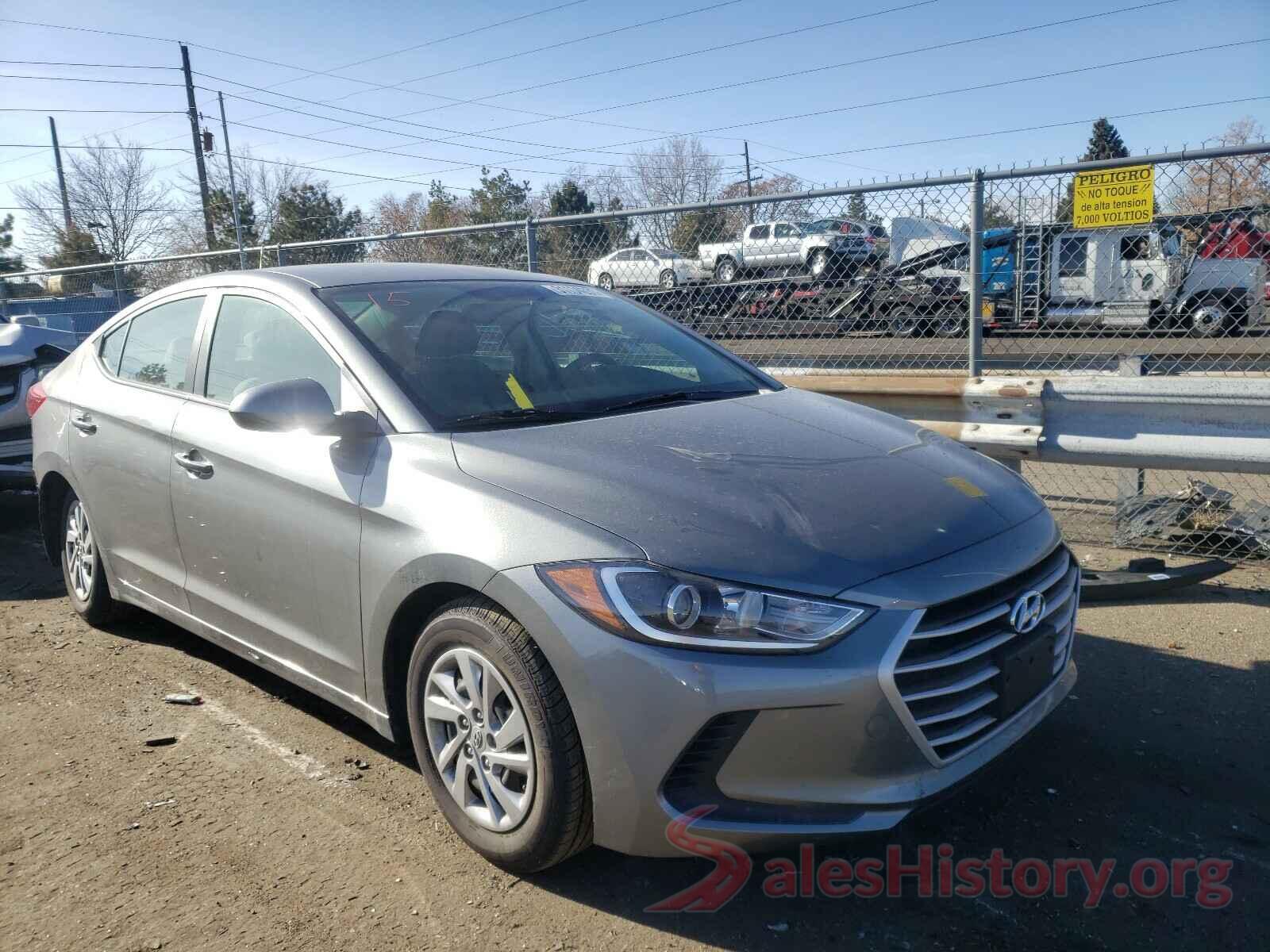 KMHD74LF3JU581701 2018 HYUNDAI ELANTRA