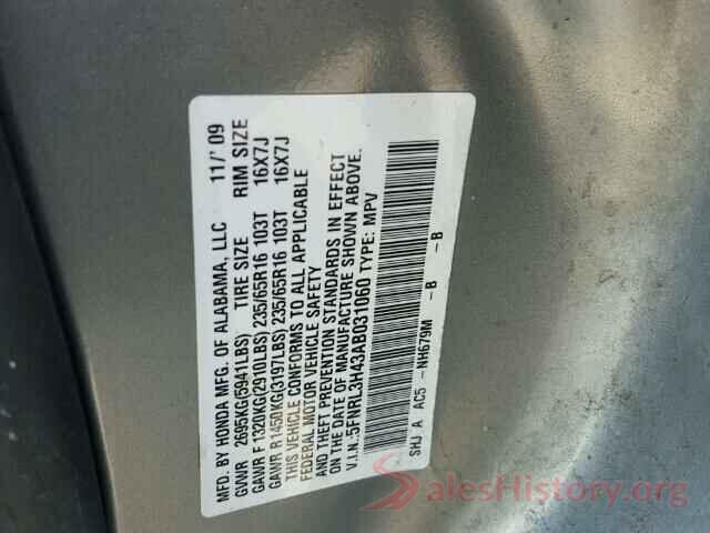 3N1CN7AP9HK436355 2010 HONDA ODYSSEY