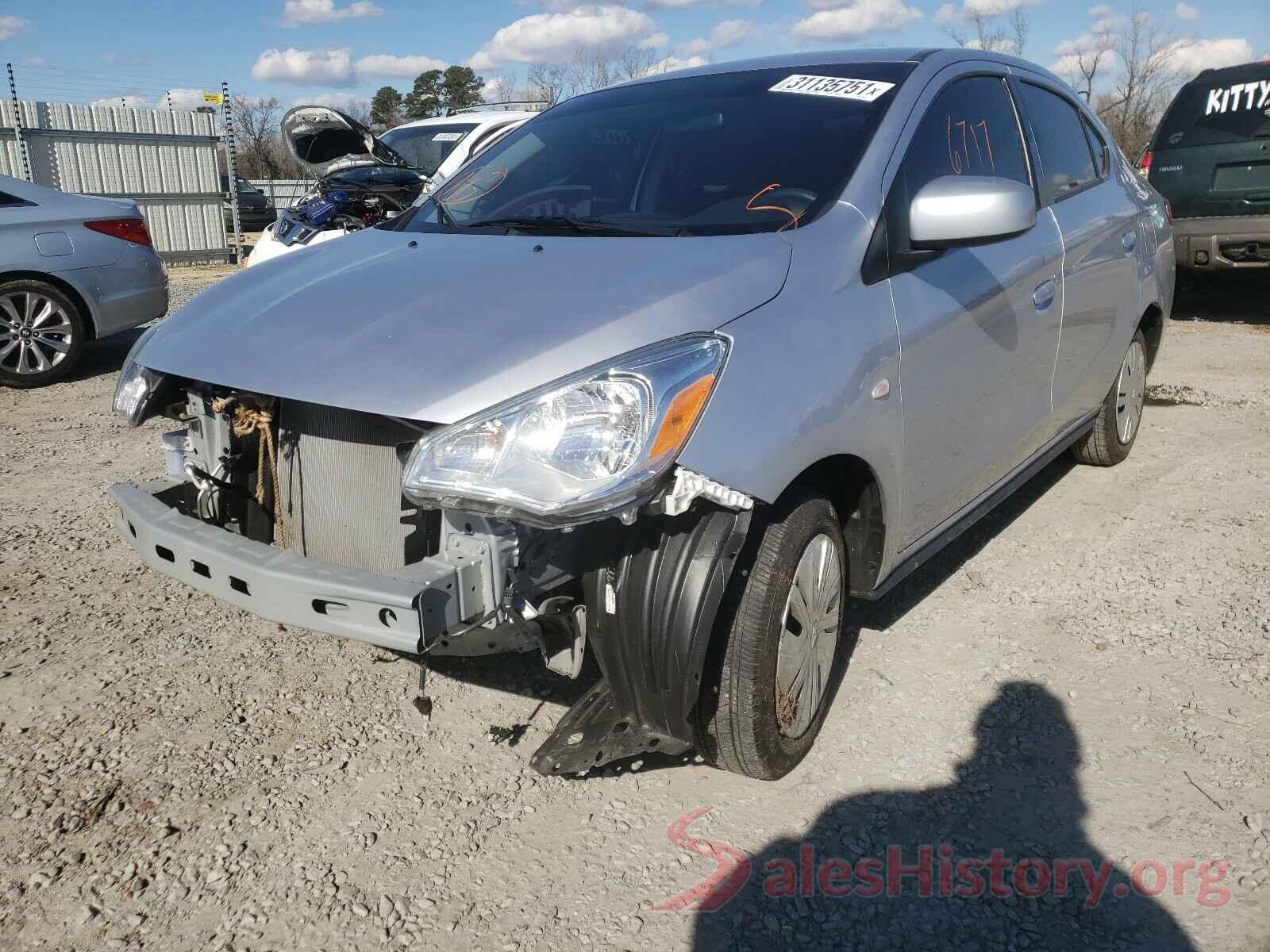 ML32F3FJ4LHF05124 2020 MITSUBISHI MIRAGE