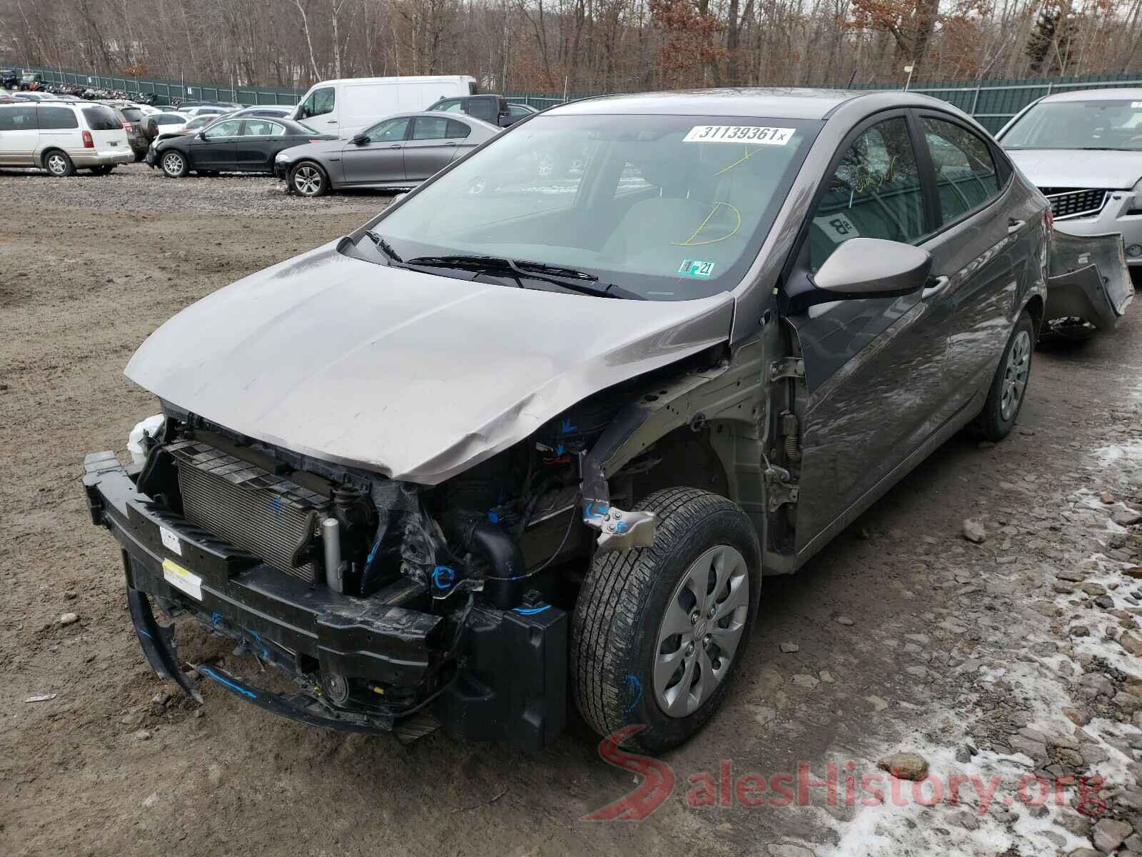 KMHCT4AE2HU387172 2017 HYUNDAI ACCENT