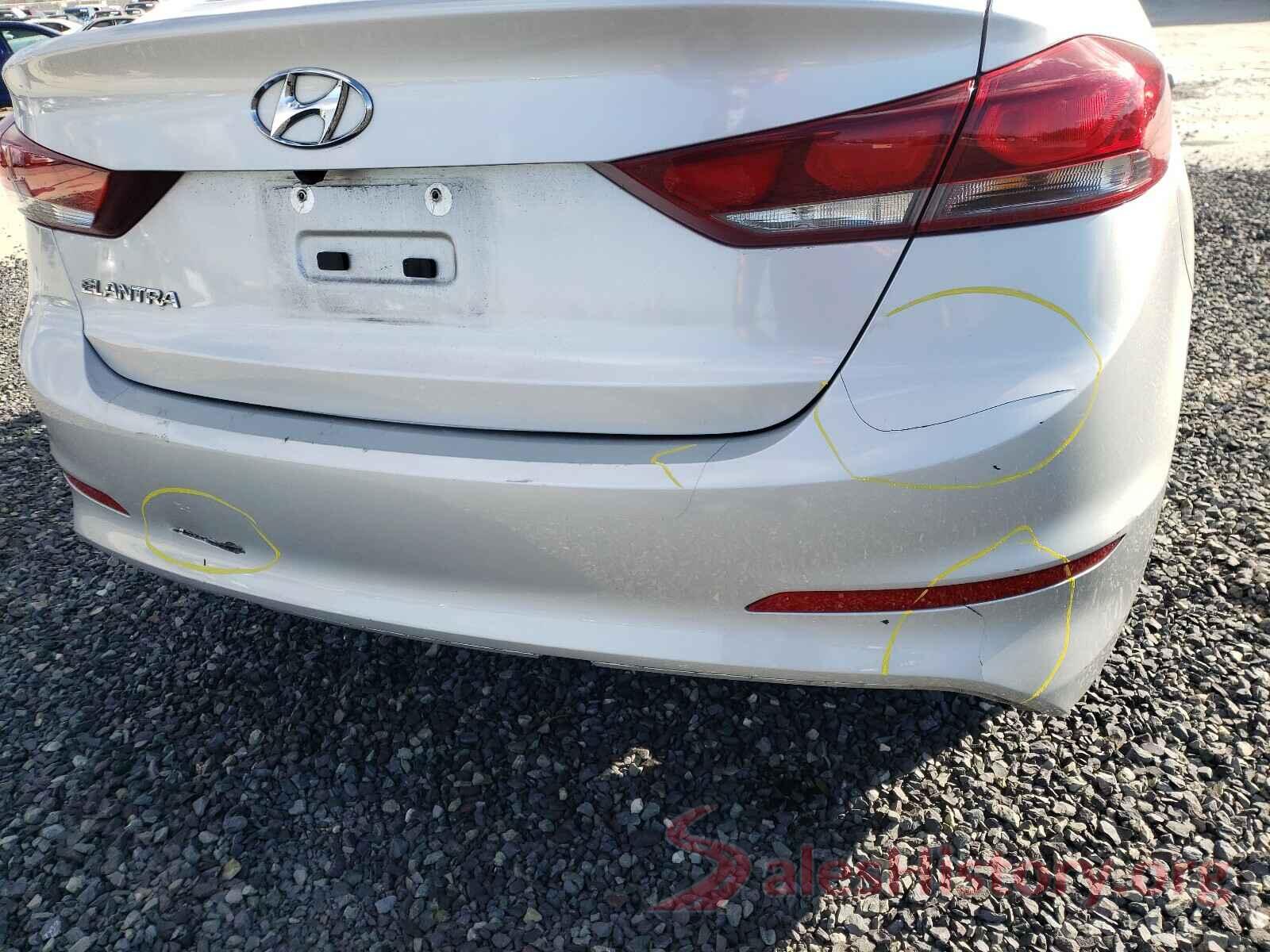 5NPD84LF5HH138455 2017 HYUNDAI ELANTRA