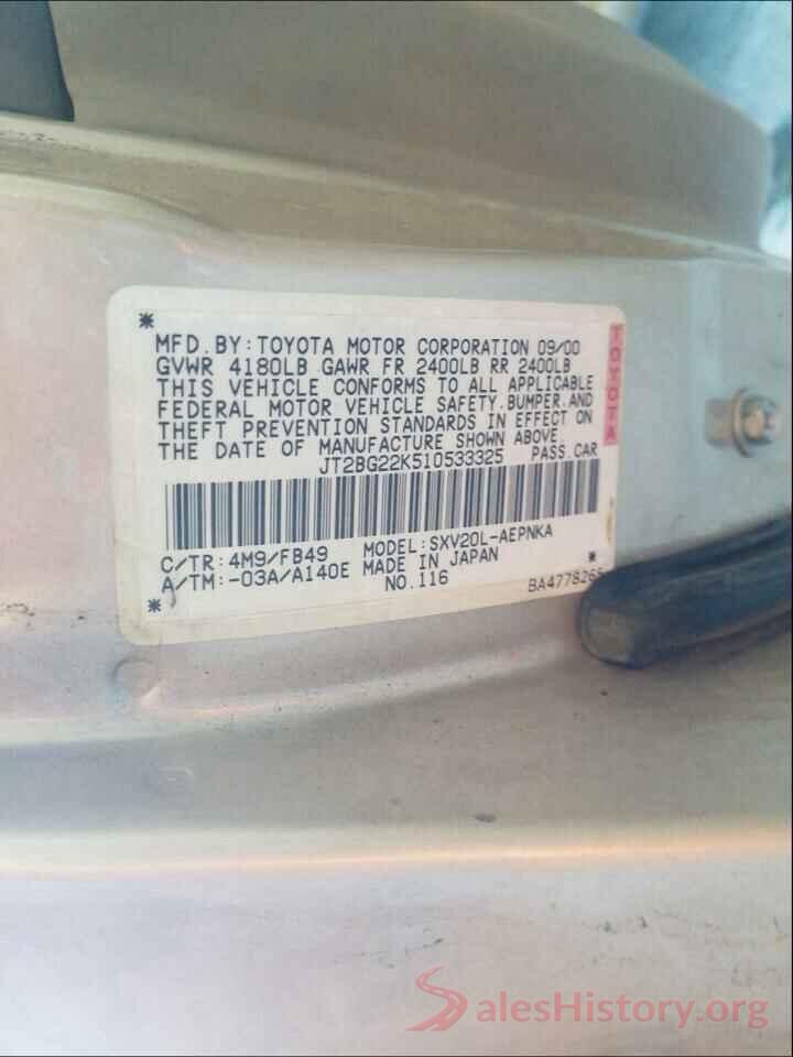 4T1K61AK4MU446935 2001 TOYOTA CAMRY