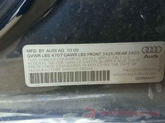 2FMPK4G93GBC35422 2010 AUDI A4