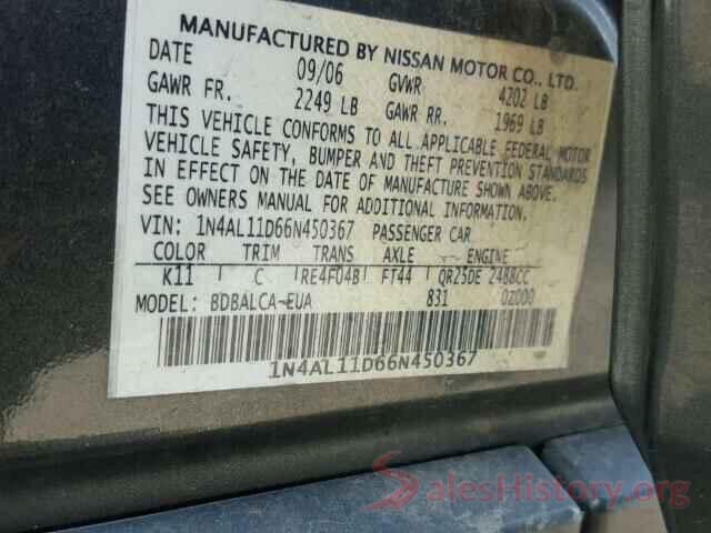 4T1BF1FK1GU208795 2006 NISSAN ALTIMA